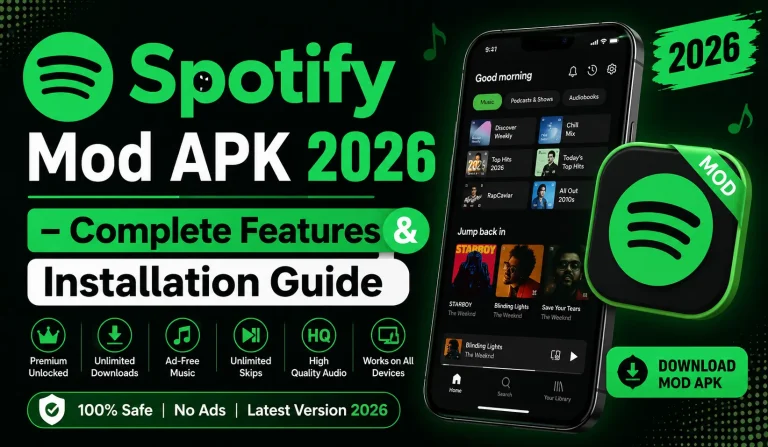Spotify Mod APK 2026 – Complete Features & Installation Guide