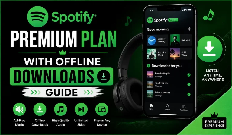 Spotify Premium Plan With Offline Downloads Guide