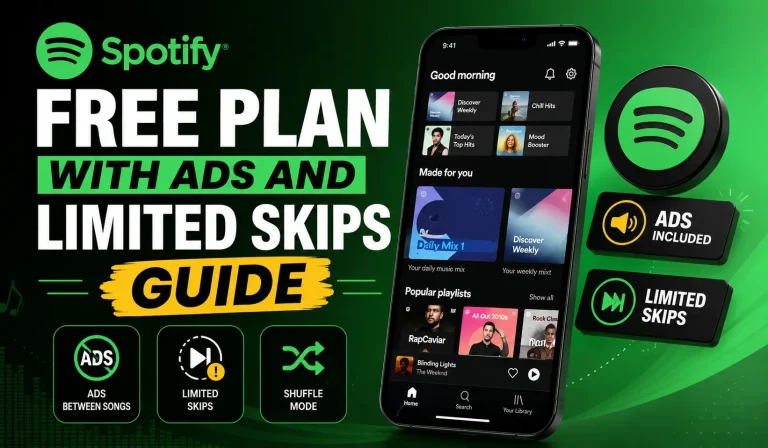 Spotify Free Plan With Ads and Limited Skips Guide