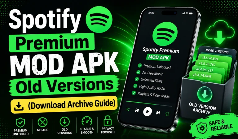 Spotify Premium MOD APK Old Versions (Download Archive Guide)