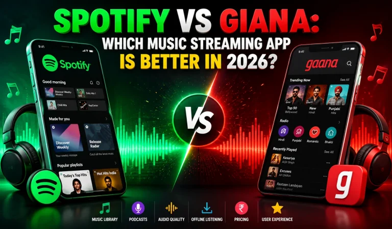 Spotify vs Giana: Which Music Streaming App Is Better in 2026?
